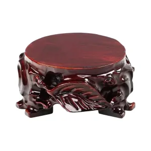 Présentoir en bois – Polyvalent pour service à thé, plantes bonsaï, vases, statues de bouddha et brûleurs d&rsquo;encens |   Etagère décorative