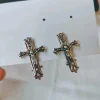 pinces à cheveux gothiques croisées punk, barrettes d'halloween, cosplay, épingle à cheveux rétro, accessoires de coiffure dxaa