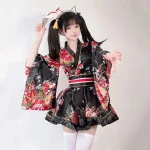 Robe Kimono japonaise modifiée pour femmes, peignoir d’été, Costume de Cosplay, Anime, Costumes d’halloween, Sexy, Geisha douce, Kawaii pour filles Robe Kimono japonaise modifiée pour femmes, peignoir d’été, Costume de Cosplay, Anime, Costumes d’halloween, Sexy, Geisha douce, Kawaii pour filles