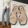 2025 nouvelles pantoufles pour l'été vêtements de plein air sandales romaines à la mode en plein air respirant chaussures pour femmes pantoufles de plage pour femmes
