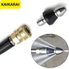 Outil de nettoyage des égouts, buse de lavage Turbo haute pression, outil de nettoyage des gouttières, Massage, tuyaux bouchés, ouverture du colmatage des tuyaux des eaux usées