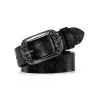 ceinture de taille sculptée avec boucle ardillon en alliage, chic y2k punk, harajuku, vintage, pour jeans pour femmes