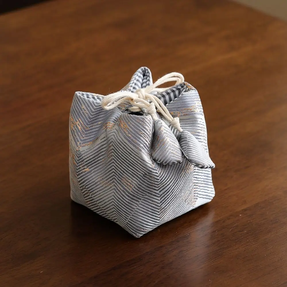 poudres de gril wstring de proximité de tasse à thé de style chinois, portable, résistant à l'installation, petit article, impression multifonctionnelle, sac à main brodé poudres de gril wstring de proximité de tasse à thé de style chinois, portable, résistant à l'installation, petit article, impression multifonctionnelle, sac à main brodé