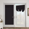 Rideaux de fenêtre de porte faciles à installer, panneau de porte pour verre, stores de porte française, rideaux occultants pour la vie privée