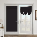 Rideaux de fenêtre de porte faciles à installer, panneau de porte pour verre, stores de porte française, rideaux occultants pour la vie privée Rideaux de fenêtre de porte faciles à installer, panneau de porte pour verre, stores de porte française, rideaux occultants pour la vie privée