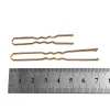 Épingle à cheveux en u invisible pour femme, épingle à cheveux noire simple, sans peinture, sans déformation, 50 pièces