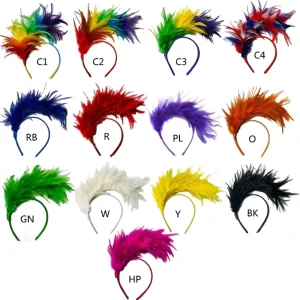 652F bandeau plumes 1920s bandeau Mardi Gras bandeau plumes à clapet bandeau à clapet casque Burlesque avec plumes 652F bandeau plumes 1920s bandeau Mardi Gras bandeau plumes à clapet bandeau à clapet casque Burlesque avec plumes
