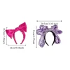 mode doux nœud papillon bandeau satin belle lolita bandeau de cheveux tempérament cheveux accessoires cosplay cheveux cerceau costume décoration