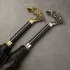 Parapluie tête de Dragon pour homme, sceptre, créatif, droit, à Long manche, Protection solaire, étanche à la pluie, pour la maison Parapluie tête de Dragon pour homme, sceptre, créatif, droit, à Long manche, Protection solaire, étanche à la pluie, pour la maison