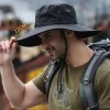Nouveau chapeau de pêche de Protection solaire été respirant maille Camping randonnée casquettes Anti-UV chapeau de soleil casquettes d’alpinisme chapeau Panama pour hommes Nouveau chapeau de pêche de Protection solaire été respirant maille Camping randonnée casquettes Anti-UV chapeau de soleil casquettes d’alpinisme chapeau Panama pour hommes