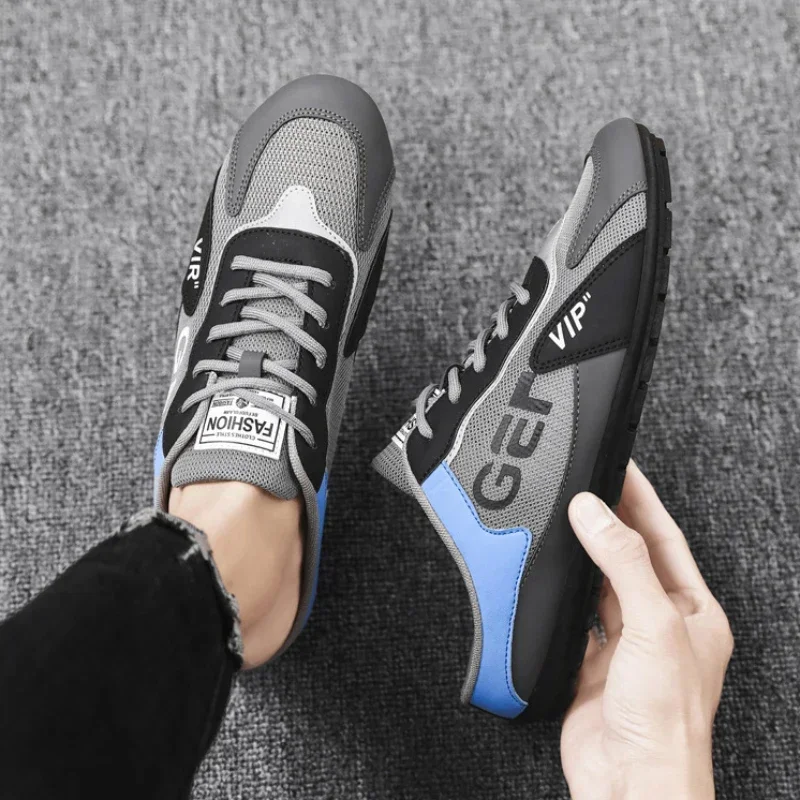 baotou – pantoufles tendance pour hommes, chaussures d'été respirantes et décontractées, plates vulcanisées, baskets demi chaussures à enfiler baotou – pantoufles tendance pour hommes, chaussures d'été respirantes et décontractées, plates vulcanisées, baskets demi chaussures à enfiler