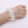 bandeau élégant pour filles, imitation de perles, coiffure pour bébés filles, couronne de fleurs, guirlande de mariée, cerceau de tête, bandeaux de mariage