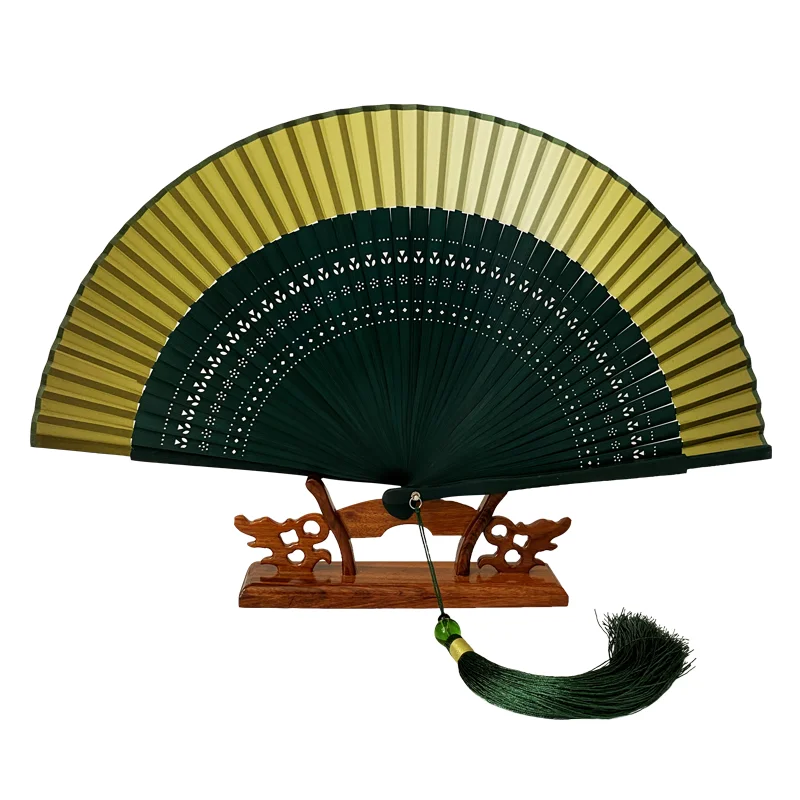 Éventail pliant de style japonais edo, kimono féminin, véritable petite fleur sculptée, nickel é, blanc, doré Éventail pliant de style japonais edo, kimono féminin, véritable petite fleur sculptée, nickel é, blanc, doré