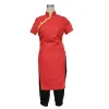 gintama silver soul kagura cosplay costume pour femme anime japonais robe chinoise kagura perruque kungfu tenues cheongsam