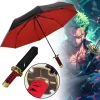 Parapluie Roronoa Zoro Katana, Bloquant les UV, Parasol Noir, Épée Anime, Couteau Ninja, Taille Réelle, Katana Japonais, Sabre de Samouraï Parapluie Roronoa Zoro Katana, Bloquant les UV, Parasol Noir, Épée Anime, Couteau Ninja, Taille Réelle, Katana Japonais, Sabre de Samouraï