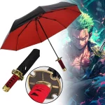 Parapluie Roronoa Zoro Katana, Bloquant les UV, Parasol Noir, Épée Anime, Couteau Ninja, Taille Réelle, Katana Japonais, Sabre de Samouraï Parapluie Roronoa Zoro Katana, Bloquant les UV, Parasol Noir, Épée Anime, Couteau Ninja, Taille Réelle, Katana Japonais, Sabre de Samouraï
