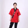 Manteau de Chef de Sushi japonais, uniformes, vêtements de travail Kimono pour unisexe, bandeau blanc de certaine victoire pour femmes et hommes, fête de carnaval d&rsquo;halloween