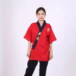 Manteau de Chef de Sushi japonais, uniformes, vêtements de travail Kimono pour unisexe, bandeau blanc de certaine victoire pour femmes et hommes, fête de carnaval d’halloween Manteau de Chef de Sushi japonais, uniformes, vêtements de travail Kimono pour unisexe, bandeau blanc de certaine victoire pour femmes et hommes, fête de carnaval d’halloween
