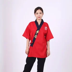 Manteau de Chef de Sushi japonais, uniformes, vêtements de travail Kimono pour unisexe, bandeau blanc de certaine victoire pour femmes et hommes, fête de carnaval d&rsquo;halloween