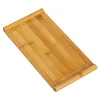 plateau rectangulaire japonais en bambou, pour le thé, le pain, barbecue, hôtel, restaurant, snack