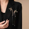 Broche Phoenix Fire pour hommes et femmes, longues broches à franges délicates, animal, oiseau, corsage, vêtements, sacs, accessoires de fête Broche Phoenix Fire pour hommes et femmes, longues broches à franges délicates, animal, oiseau, corsage, vêtements, sacs, accessoires de fête