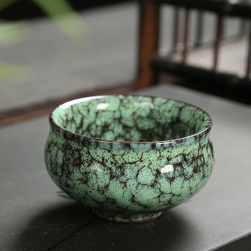bol à thé en céramique, transformation au four, tasse à thé, tasse à thé chinoise kung fu, tasses à café expresso, tasses à thé ménagères de l'après midi, 1 pièce bol à thé en céramique, transformation au four, tasse à thé, tasse à thé chinoise kung fu, tasses à café expresso, tasses à thé ménagères de l'après midi, 1 pièce