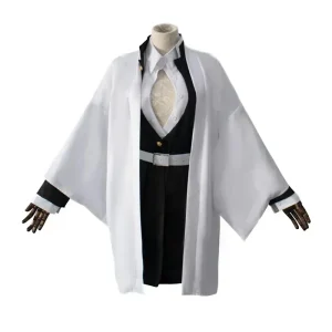 Halloween Anime Oke Roji Mitsuri Cosplay Costume pour adultes et enfants, Kimono Haori, robe, perruque