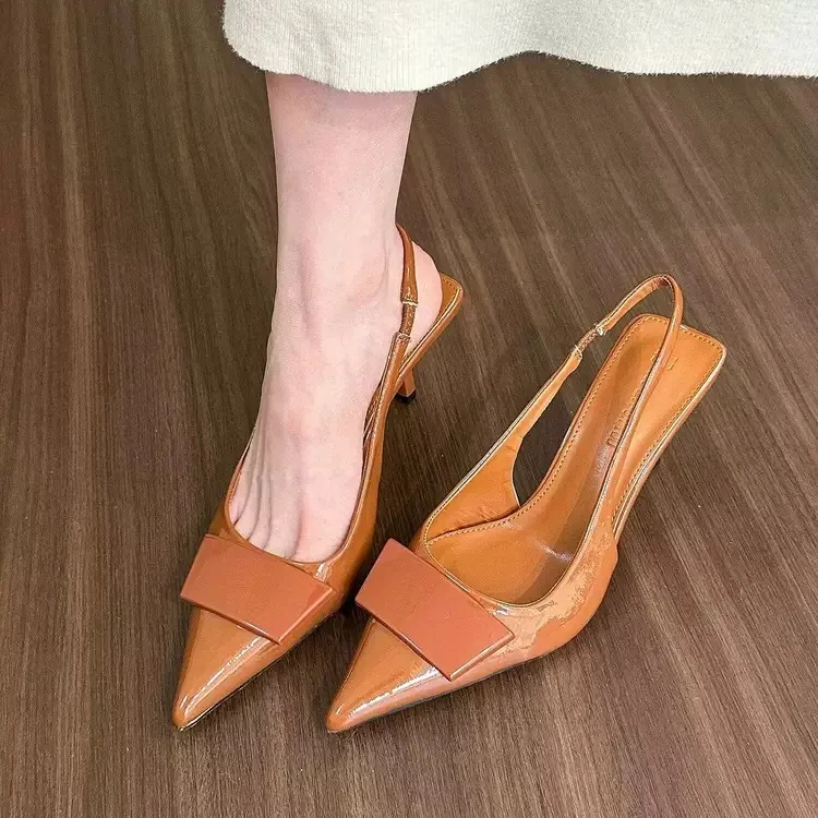 sandales à talons hauts chaussures d'été pour femmes bout pointu femmes sandales dames danse fête pompes 2025 mode peu profonde singbacks chaussures sandales à talons hauts chaussures d'été pour femmes bout pointu femmes sandales dames danse fête pompes 2025 mode peu profonde singbacks chaussures
