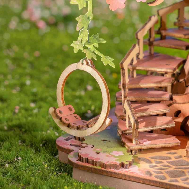 robotime rolife sakura – kits de maquettes de maison dans les arbres, puzzle 3d en bois, décoration de maison, cadeau pour femmes, filles et garçons pour adultes robotime rolife sakura – kits de maquettes de maison dans les arbres, puzzle 3d en bois, décoration de maison, cadeau pour femmes, filles et garçons pour adultes