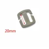 ruban d'utilisation de ruban de 20mm 25mm 38mm 50mm de large, boucle antidérapante remplaçable à deux côtés