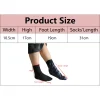 1 paire de chaussettes de sauna pour perte de poids et transpiration, chaussettes thermiques chaudes pour brûler les graisses, vêtements modelants pour les pieds, prévention des fissures des pieds