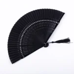 Éventail chinois en soie Sophia, style chinois, cent éventails pliants, bambou, danse classique, artisanat Éventail chinois en soie Sophia, style chinois, cent éventails pliants, bambou, danse classique, artisanat