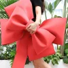 grand nœud rose rouge pour ou mariage, décoration de fête prénuptiale, anniversaire, noël, porte, décoration de maison, nœud papillon