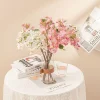 arrangement de fleurs de cerisier roses artificielles, fausses fleurs, pour décorer la maison, pour une fête de mariage