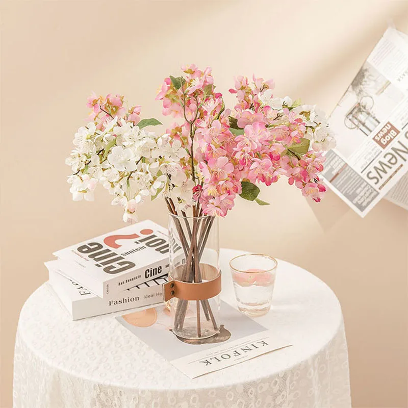 arrangement de fleurs de cerisier roses artificielles, fausses fleurs, pour décorer la maison, pour une fête de mariage arrangement de fleurs de cerisier roses artificielles, fausses fleurs, pour décorer la maison, pour une fête de mariage