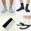 Hommes/femmes unisexe fendu deux orteils Geta Tabi chaussettes japonais Kimono tongs sandales Ninja chaussette Cosplay accessoires Hommes/femmes unisexe fendu deux orteils Geta Tabi chaussettes japonais Kimono tongs sandales Ninja chaussette Cosplay accessoires