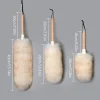 plumeau en laine pour le nettoyage ménager, brosse pour le nettoyage de la voiture, balayage de la poussière, usage quotidien, lavable, outils ménagers
