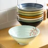 Bol en mélamine de Style japonais, soupe de nouilles en poudre, vaisselle en Imitation porcelaine