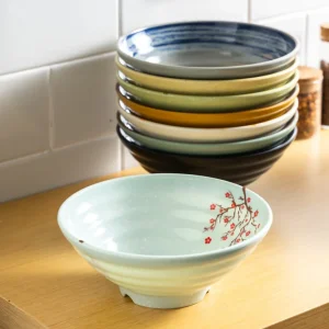 Bol en mélamine de Style japonais, soupe de nouilles en poudre, vaisselle en Imitation porcelaine