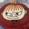moomin – sac à cosmétiques en peluche brodé pour magazine japonais, sac de rangement pour petits articles divers, sac à main pour étudiant
