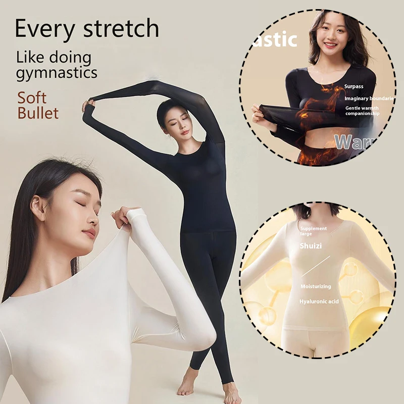1/2 pièces flarixa sans couture sous vêtement thermique ensemble femmes première couche thermique haut long johns costume hiver thermo vêtements dames mince 1/2 pièces flarixa sans couture sous vêtement thermique ensemble femmes première couche thermique haut long johns costume hiver thermo vêtements dames mince