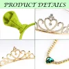 fiona – bandeau couronne de cosplay avec oreilles, accessoires de costume, déguisement pour femmes adultes, accessoires fantaisie de carnaval d'halloween