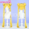 en stock chibii usaa tsuk occa usagii kdón makotoo kaiouu michiruu perruque anime dokidoki mignon queue de cheval cheveux casquette gratuite