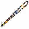 lanière de clé pokemon pikachu, motif de dessin animé, appareil photo portable, téléphone, corde de cou suspendue, décorations, cadeaux pour enfants