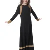 abayas musulmanes noires et rouges pour filles, robes de soirée eid mubarak, élégance turque, caftan d'été doux pour enfants, très élastique