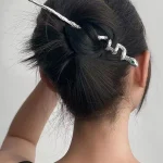 Bâtons de cheveux en forme de salle de style chinois pour femmes, disque d’inalité, accessoires de mode, nouveau, 1 pièce Bâtons de cheveux en forme de salle de style chinois pour femmes, disque d’inalité, accessoires de mode, nouveau, 1 pièce