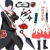 AnimeNinja Cosplay Costume Akatsuki Cosplay Ninja Uchiha Itachi Red Cloud Everak Robe Everak Sauna Band Props Halloween Everthe AnimeNinja Cosplay Costume Akatsuki Cosplay Ninja Uchiha Itachi Red Cloud Everak Robe Everak Sauna Band Props Halloween Everthe
