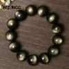 bracelet en obsidienne en argent naturel, modèles pour hommes et femmes, double yeux de chat, argent, obsidienne, or, amulette porte bonheur, ficelle à main