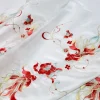 tissu en mousseline de soie chic avec broderie dégradée, feuille de lotus koi, tissu de styliste de style chinois, bricolage, couture, costume de scène, chemises habillées hanfu