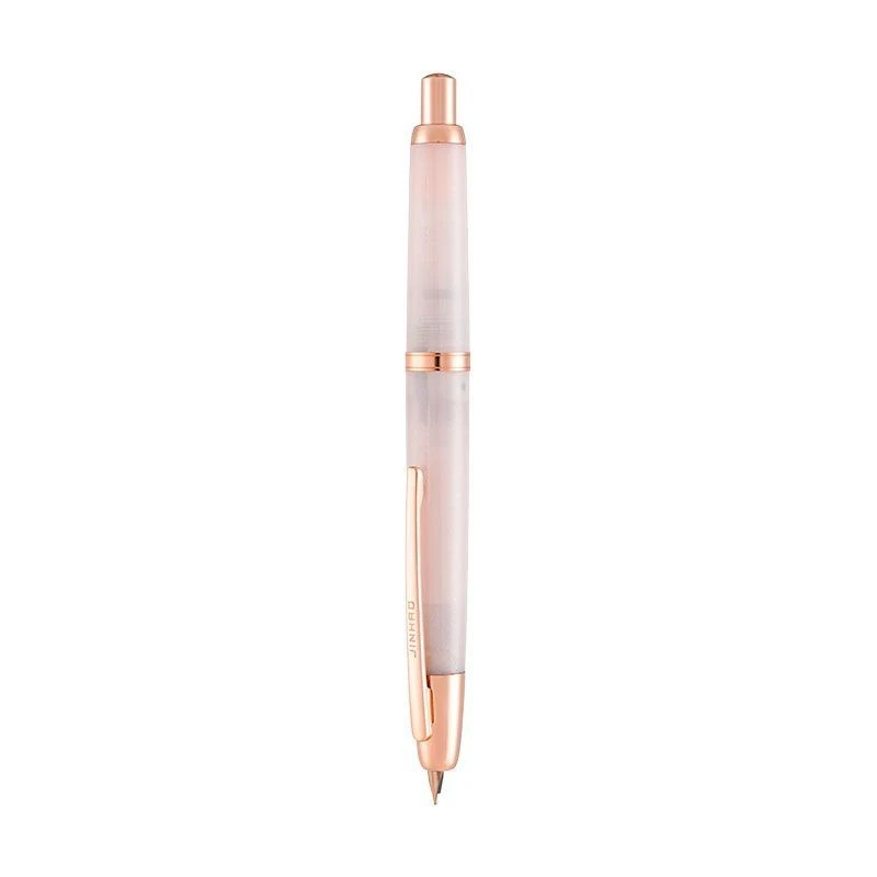 couleur limitée! jinhao 20 sakura résine presse rose or pince stylo plume rétractable ef f plume stylo avec convertisseur fournitures scolaires couleur limitée! jinhao 20 sakura résine presse rose or pince stylo plume rétractable ef f plume stylo avec convertisseur fournitures scolaires